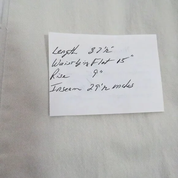 Riders By Lee Jeans Womens Size 8 M Beige Straight Leg Casual or Work Casual - Picture 9 of 12